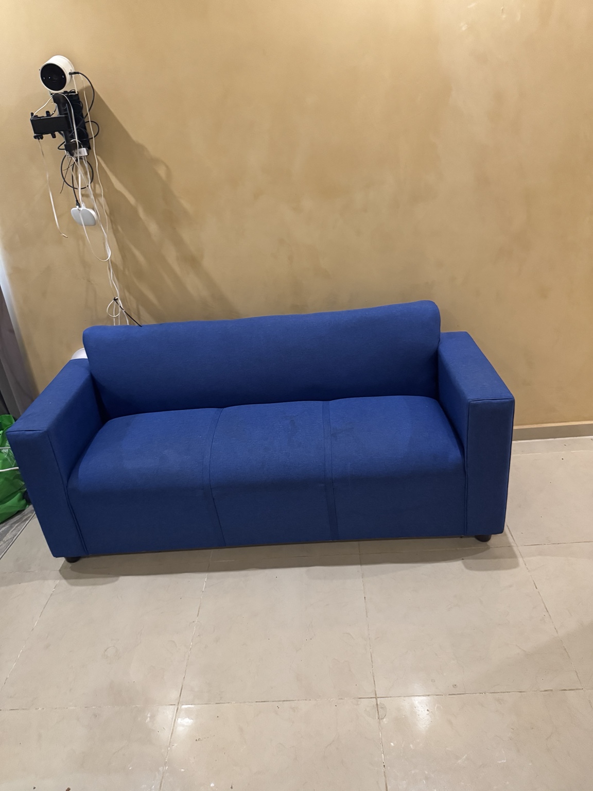 Blue Fabric Sofa